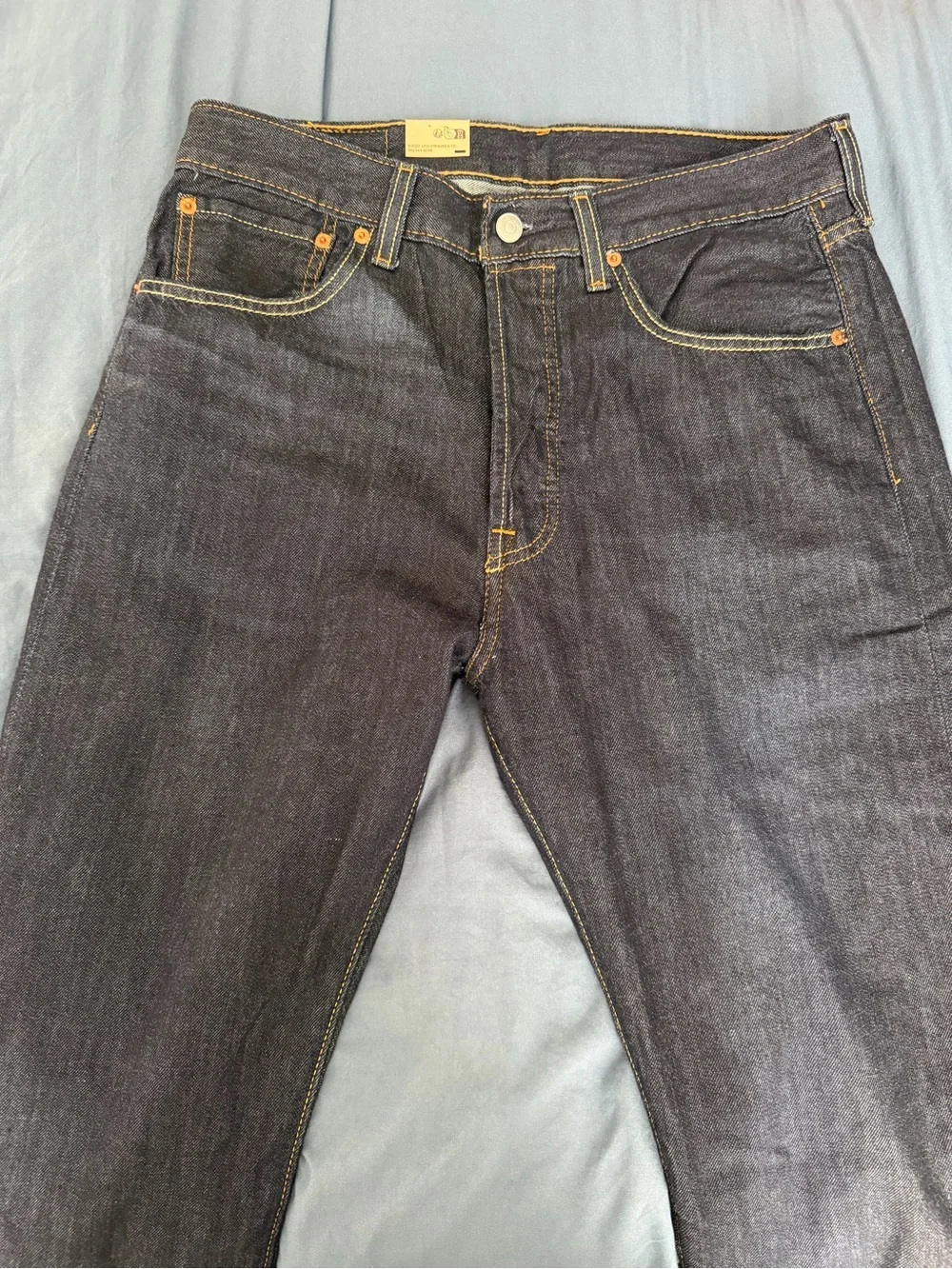Levi's Men's 501 stretch 33x34 Jeans in Dark Indigo